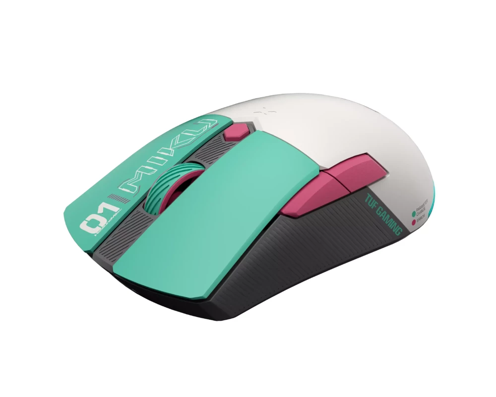 Мишка Геймърска безжична мишка ASUS TUF Gaming Mini Hatsune Miku Edition - 65g 2