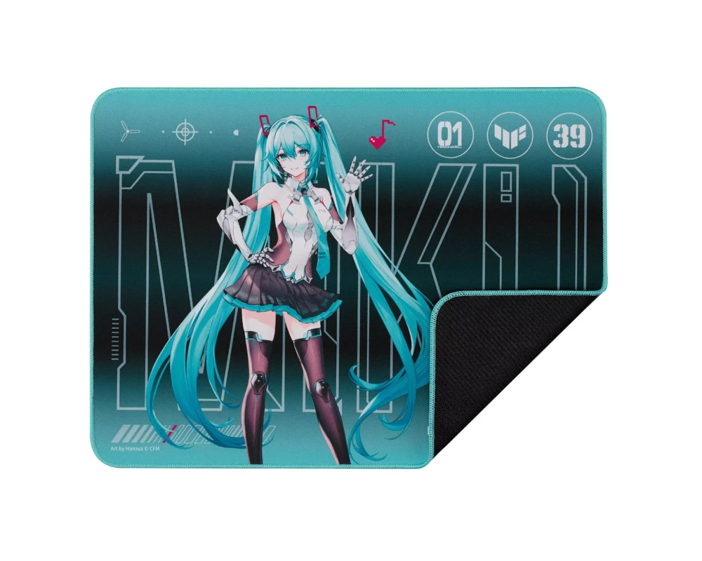Пад за мишка Геймърски за мишка ASUS TUF GAMING P1 Hatsune Miku Edition 5