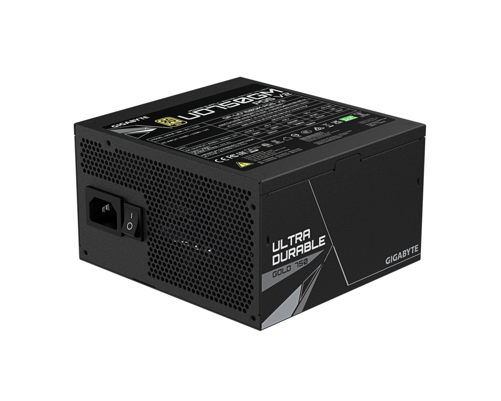 Захранване Gigabyte UD750GM PG5 V2 , 750W, 80+ GOLD, PCIe 5.1 3