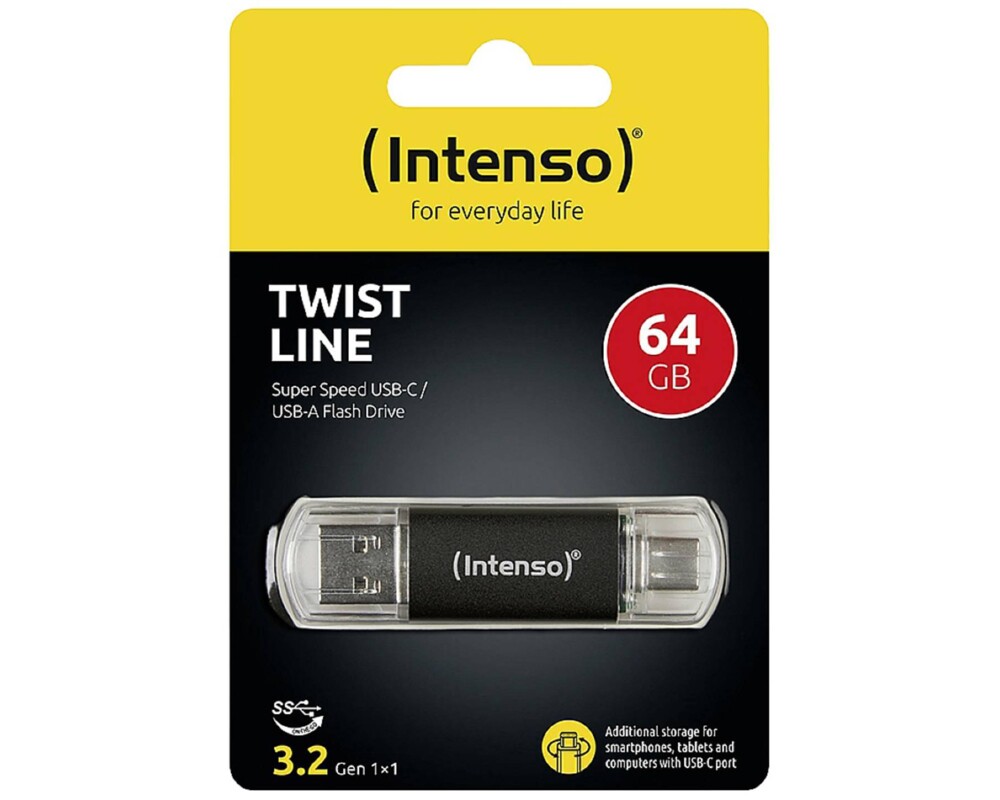 Флаш памет Intenso USB Flash Drive 3.2 64GB Twist Line 5
