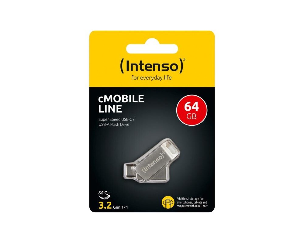 Флаш памет Intenso USB Flash Drive 3.2 64GB cMobile Line 6