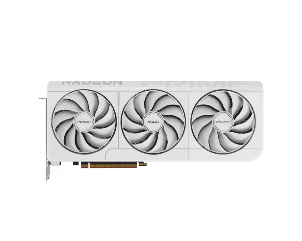 Видеокарта Asus Prime RX 9070 XT 16GB GDDR6 OC White 12