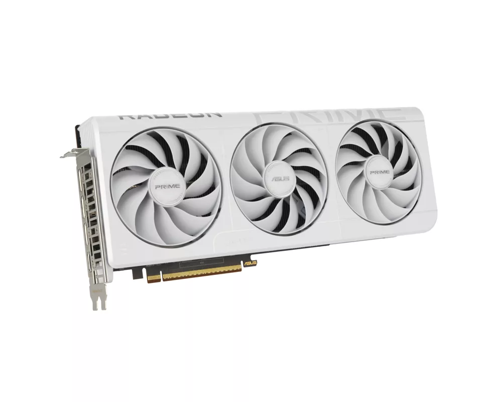 Видеокарта Asus Prime RX 9070 XT 16GB GDDR6 OC White 13
