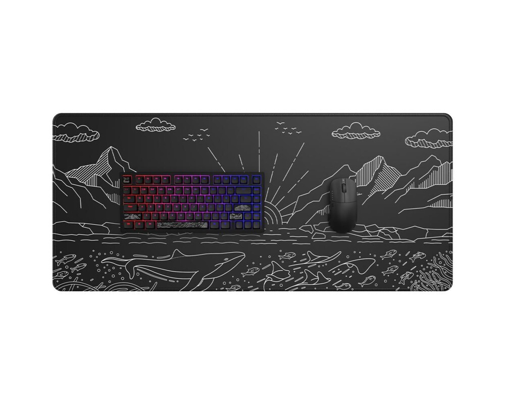 Пад за мишка Геймърски Dark Project - Nostra Black XL 5