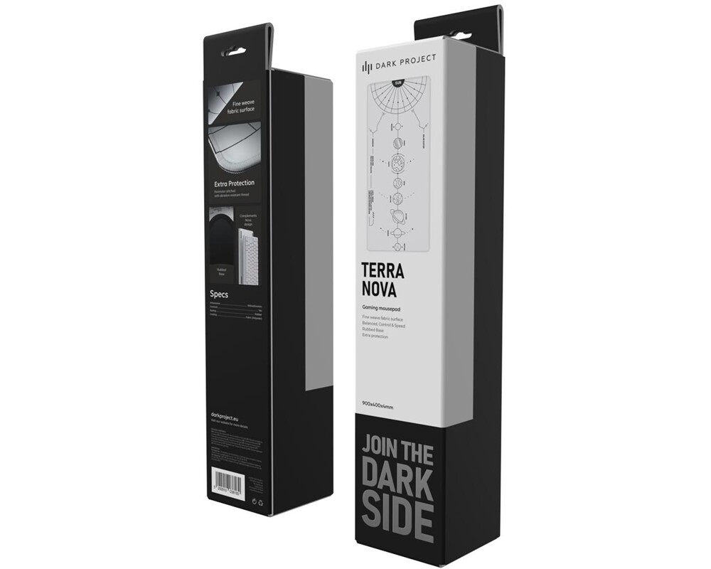 Пад за мишка Геймърски Dark Project - Terra Nova White XL 9