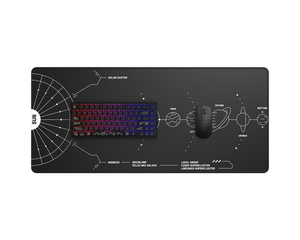 Пад за мишка Геймърски Dark Project - Terra Nova Black XL 5