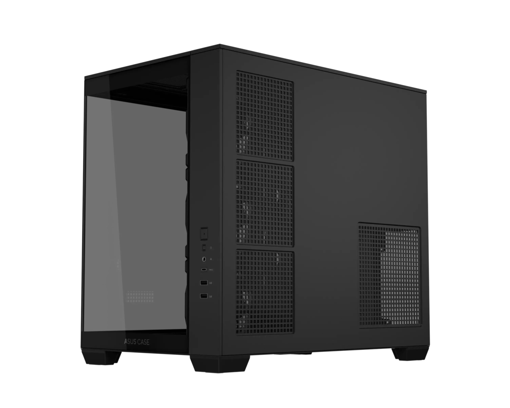 Кутия ASUS A32 PLUS Tempered Glass + 4 ARGB Вентилатора - Black 6