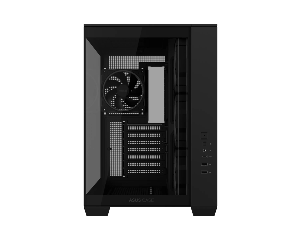 Кутия ASUS A32 PLUS Tempered Glass + 4 ARGB Вентилатора - Black 4