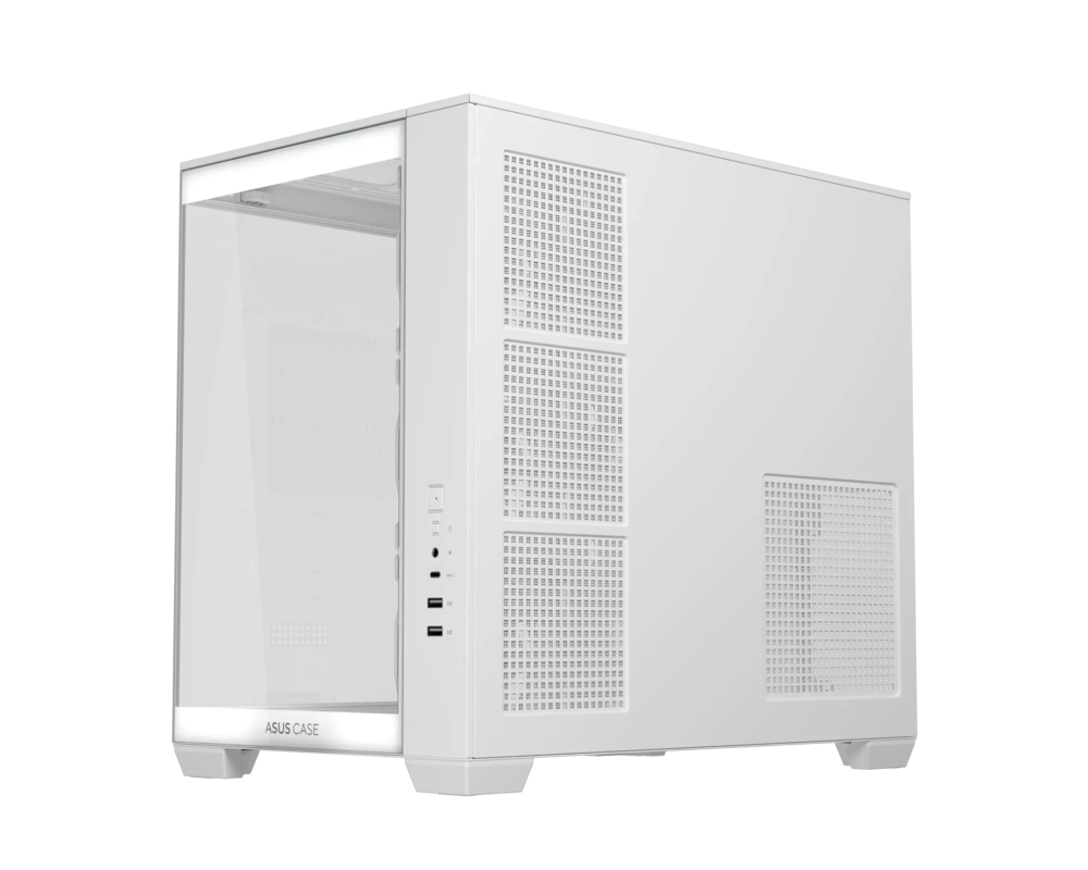 Кутия ASUS A32 PLUS Tempered Glass + 4 ARGB Вентилатора - White 6