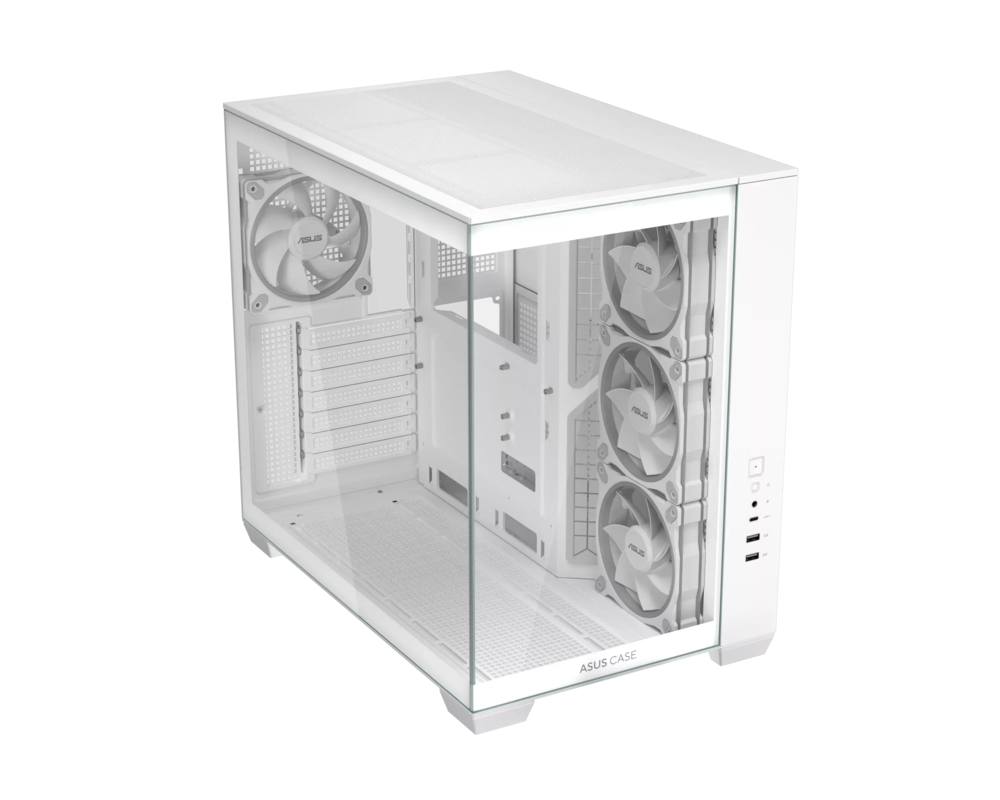 Кутия ASUS A32 PLUS Tempered Glass + 4 ARGB Вентилатора - White 3