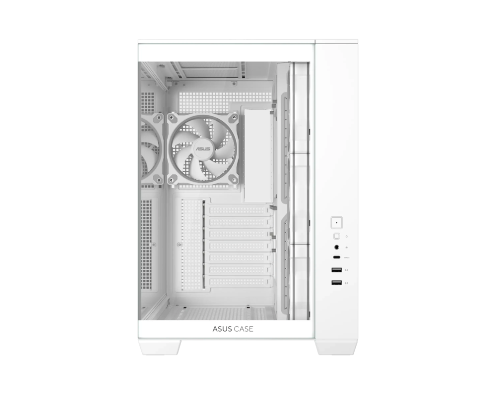 Кутия ASUS A32 PLUS Tempered Glass + 4 ARGB Вентилатора - White 4