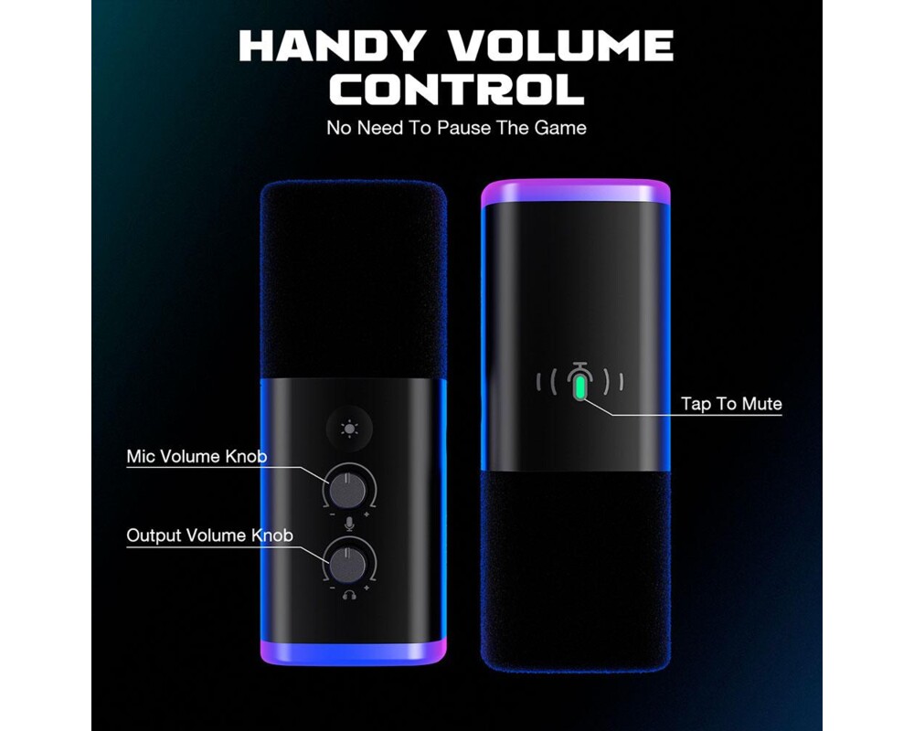 Микрофон FIFINE AM8 Dynamic RGB XLR/USB- Black 6