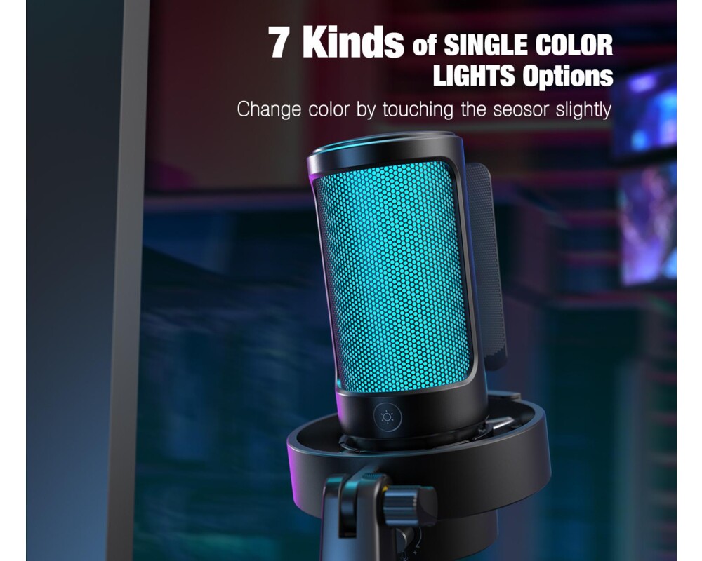 Микрофон FIFINE A8V RGB - Black 6