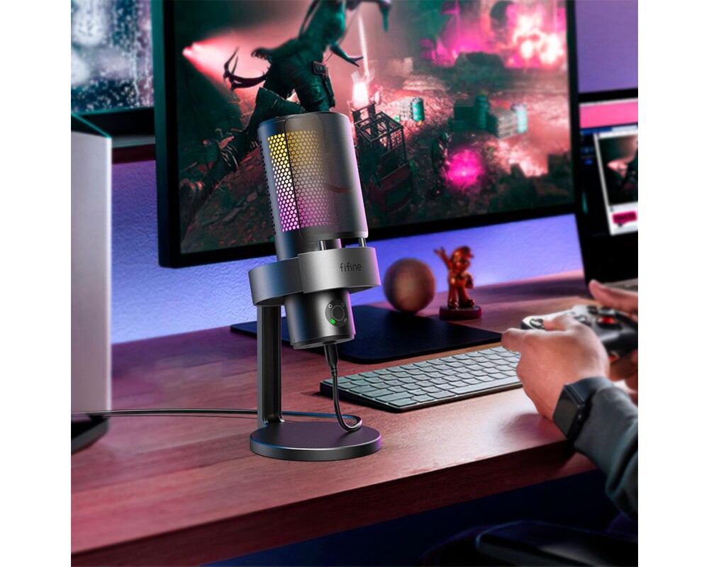 Микрофон FIFINE A9 RGB 4 Polar Patterns- Black 5