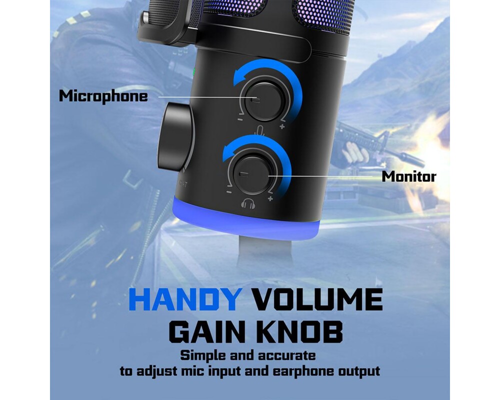 Микрофон FIFINE AM6 RGB - Black 8