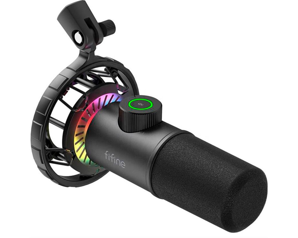 Микрофон FIFINE K658 Dynamic RGB - Black 2
