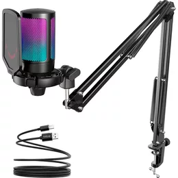  със стойка FIFINE A6T RGB - Black 858857 FIFINE-A6T на топ цена - PIC.bg