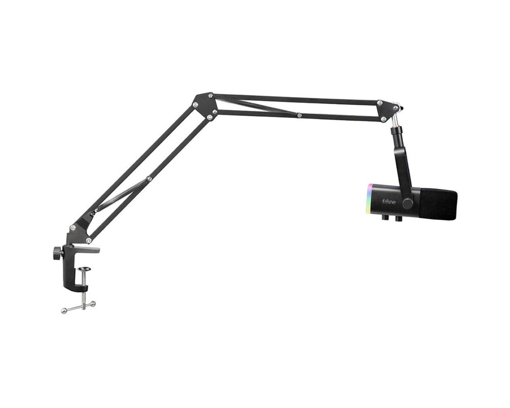 Микрофон със стойка FIFINE AM8T Dynamic RGB - Black 3