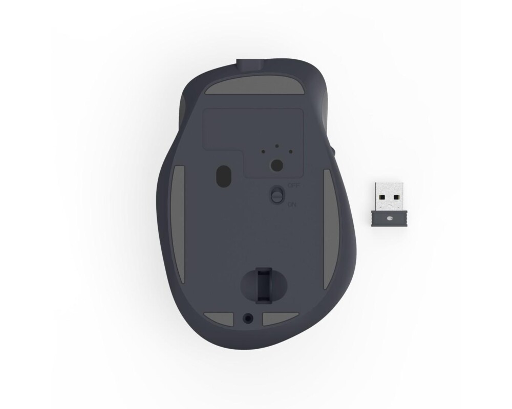 Мишка HAMA Безжична оптична мишка WM-500 Recharge , черна, 6 бут.,800/1200/1600 dpi, безшумна 12