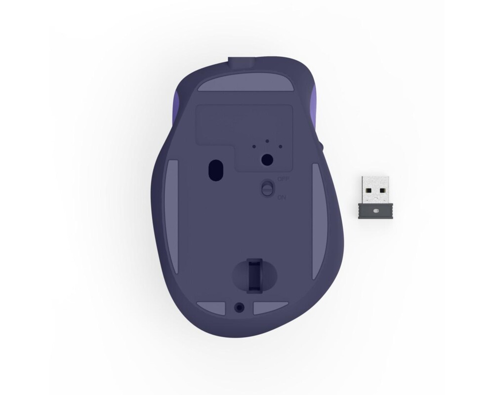 Мишка HAMA Безжична оптична мишка WM-500 Recharge, 6 бут.,800/1200/1600 dpi, безшумна, лилаво 13