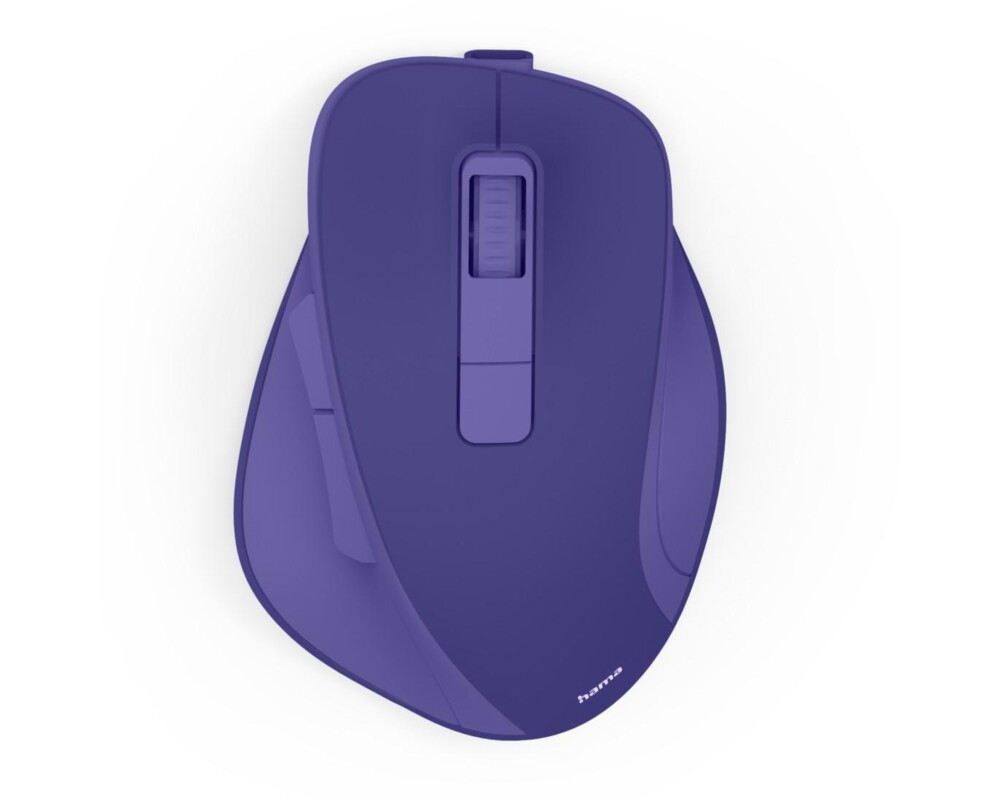 Мишка HAMA Безжична оптична мишка WM-500 Recharge, 6 бут.,800/1200/1600 dpi, безшумна, лилаво 9