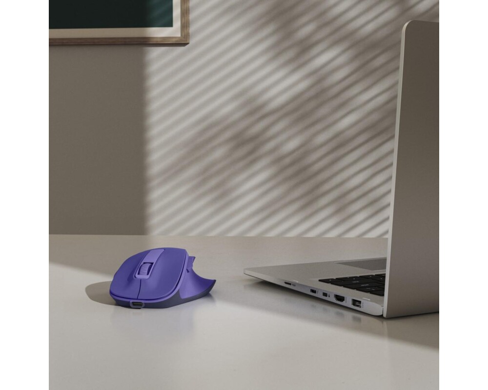 Мишка HAMA Безжична оптична мишка WM-500 Recharge, 6 бут.,800/1200/1600 dpi, безшумна, лилаво 15