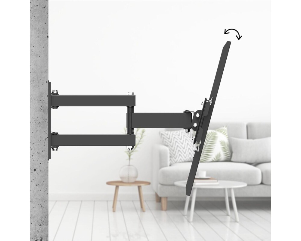 Стойка , 32 - 75”, до 40 кг, въртяща се, накланяща се, издърпваща се 4