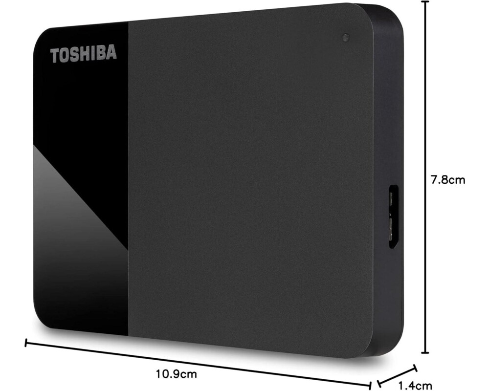 Твърд диск диск Toshiba 2.5" 1TB Canvio Ready 2020 , USB 3.2 Gen 1 2