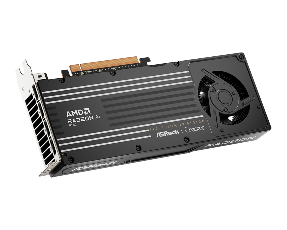 Видеокарта ASRock RADEON AI PRO R9700 Creator 32GB GDDR6 4