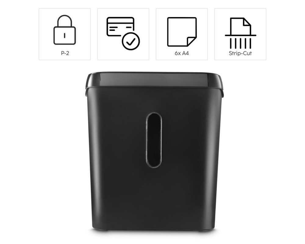 Шредер HAMA Шредер „Classic S61“, ниво на сигурност P2 T2 E2 8