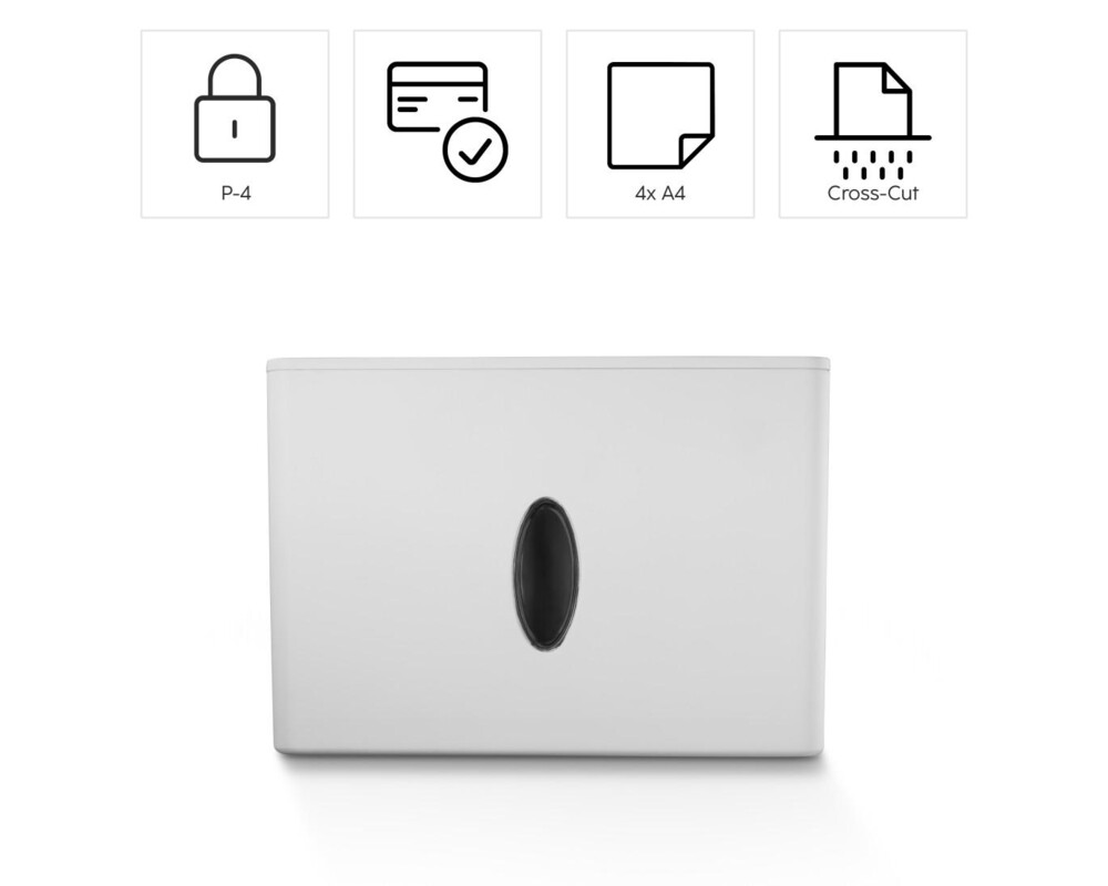 Шредер HAMA Шредер „Safe X40-W“, ниво на сигурност P4 T4 E3 7