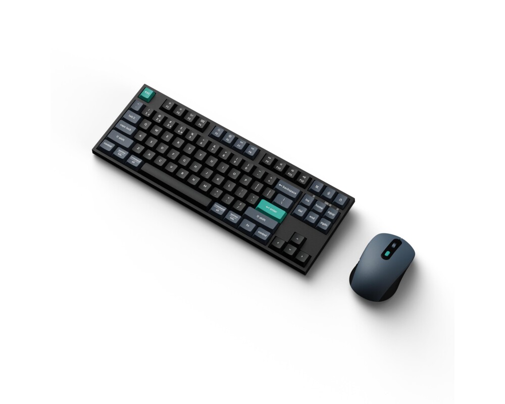 Клавиатура Комплект клавиатура и мишка Keychron B33 Deep Black и BM25 Wireless/BT/Wired Combo - TKL 3