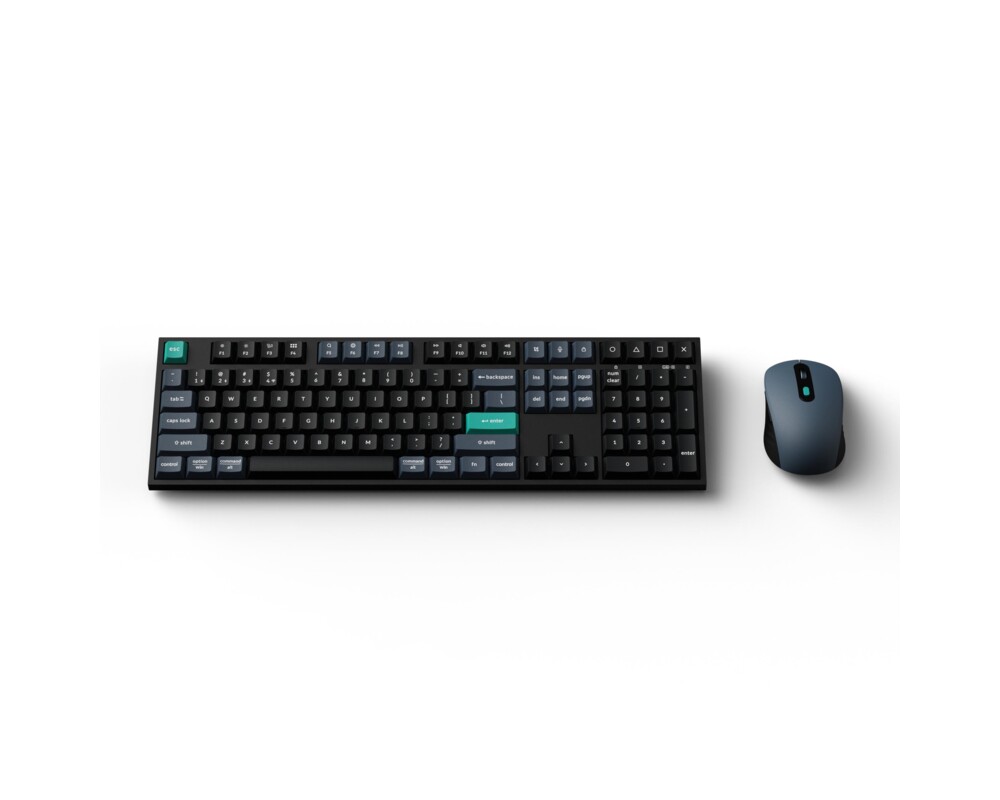 Клавиатура Комплект клавиатура и мишка Keychron B36 Deep Black и BM25 Wireless/BT/Wired Combo - TKL 3