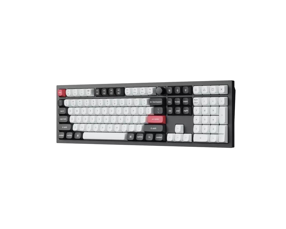 Клавиатура Безжична механичка клавиатура Keychron Q6 HE QMK Gateron Double-Rail Magnetic Switch - Carbon Black 4