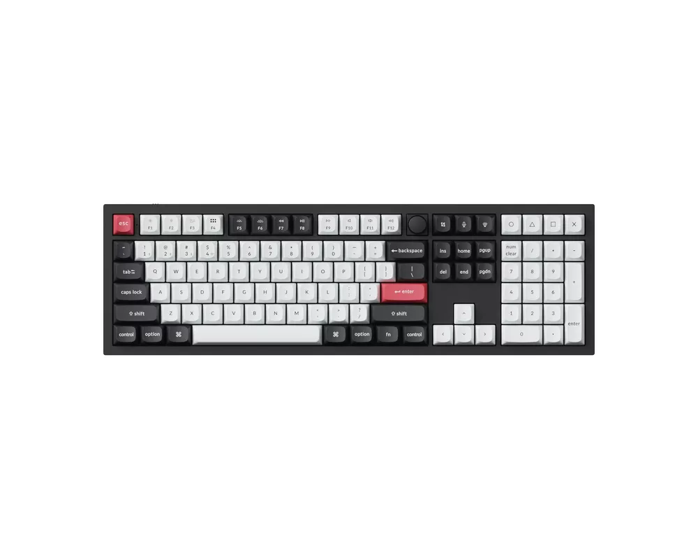 Клавиатура Безжична механичка клавиатура Keychron Q6 HE QMK Gateron Double-Rail Magnetic Switch - Carbon Black 2