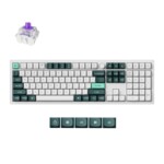 <span>Клавиатура</span> Безжична механичка клавиатура Keychron Q6 HE QMK Gateron Double-Rail Magnetic Switch - Shell White <span class='catalog-num-in-name'>Q6H-P1</span> - 