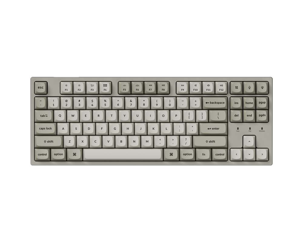 Клавиатура Геймърска Механична клавиатура Keychron C1 Pro 8K QMK - Super Red Switch 2