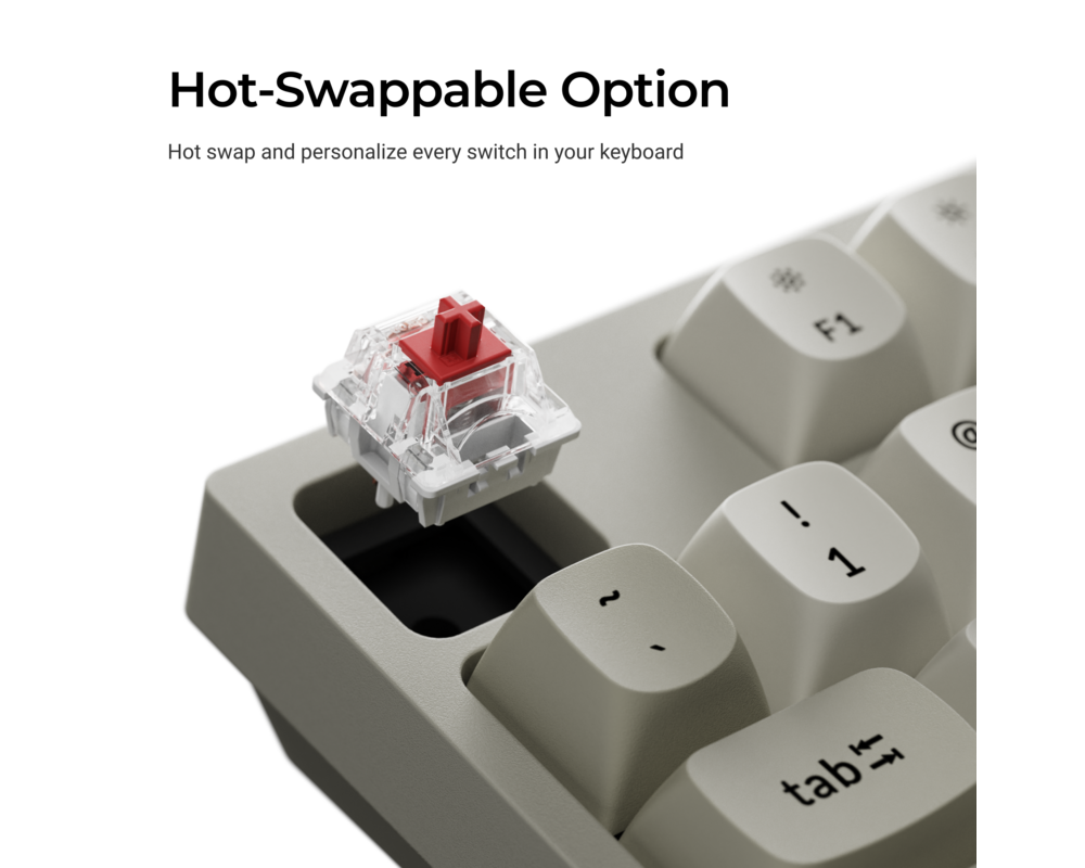 Клавиатура Геймърска Механична клавиатура Keychron C2 Pro 8K QMK - Super Brown Switch, Full Size 4