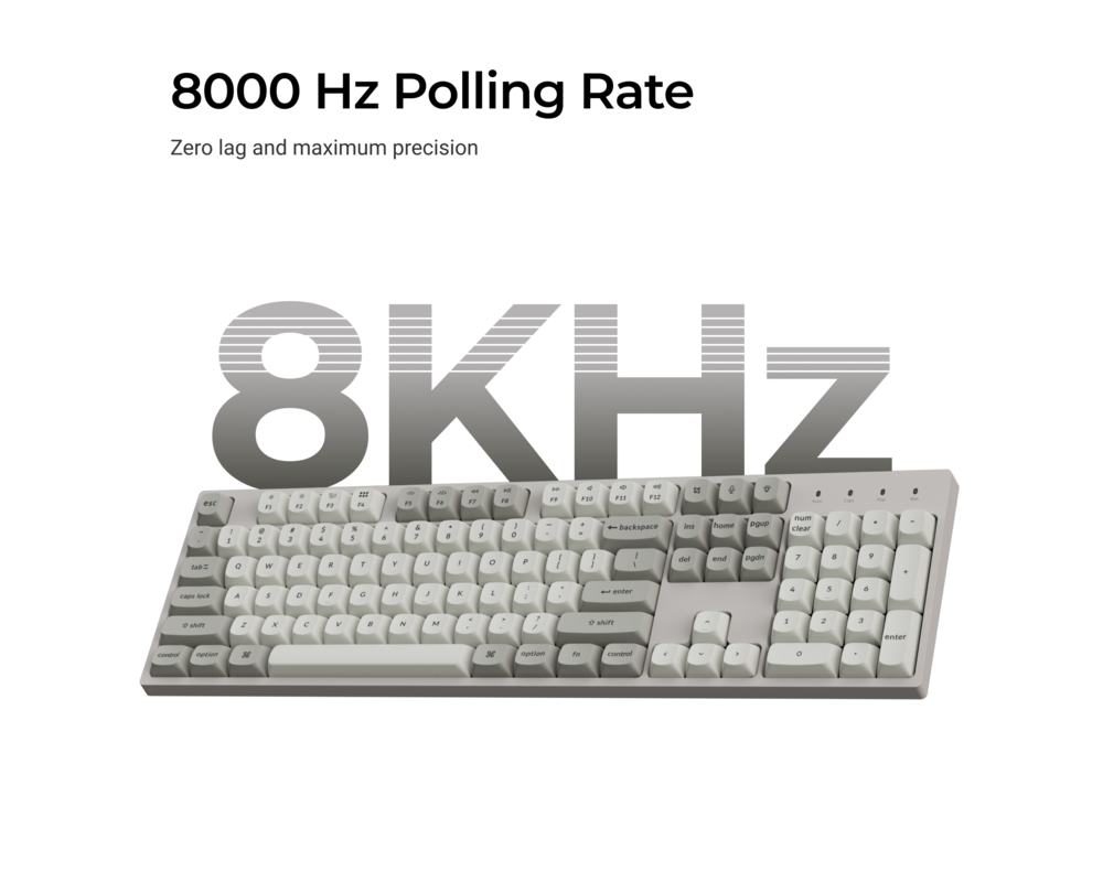 Клавиатура Геймърска Механична клавиатура Keychron C2 Pro 8K QMK - Super Red Switch, Full Size 2