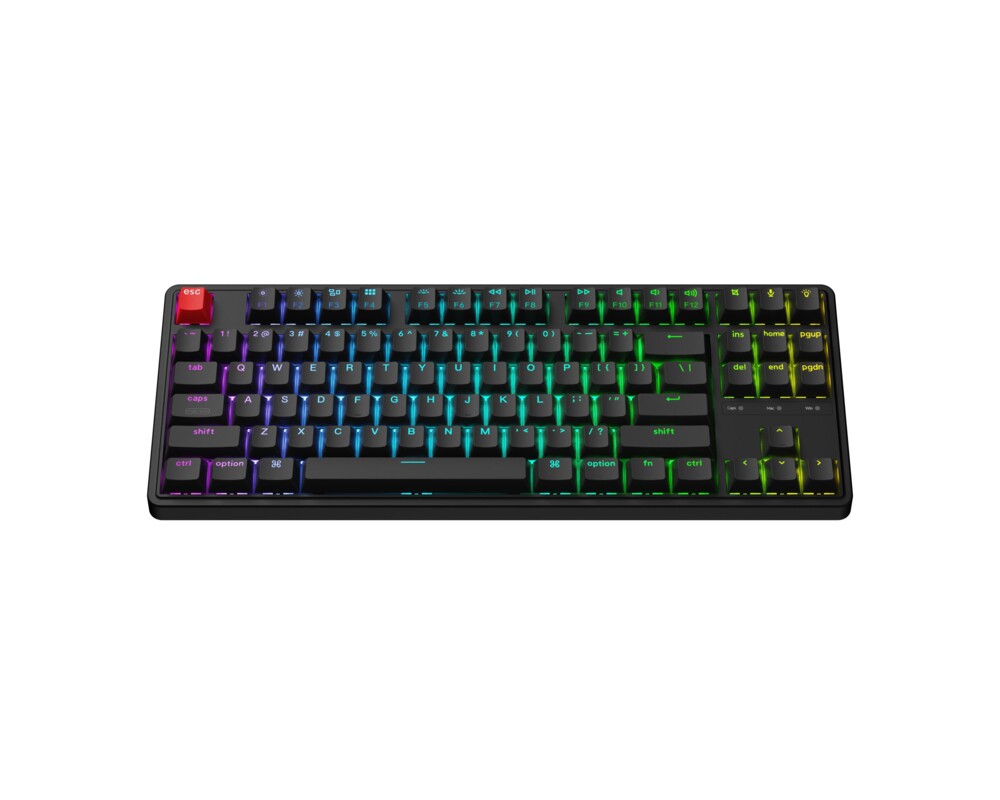 Клавиатура Геймърска Механична клавиатура Keychron C3 Pro 8K QMK - Super Brown Switch, Hot-Swappable, RGB 3