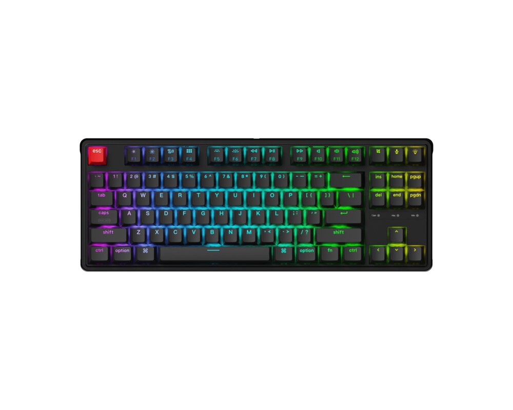 Клавиатура Геймърска Механична клавиатура Keychron C3 Pro 8K QMK - Super Brown Switch, Hot-Swappable, RGB 2