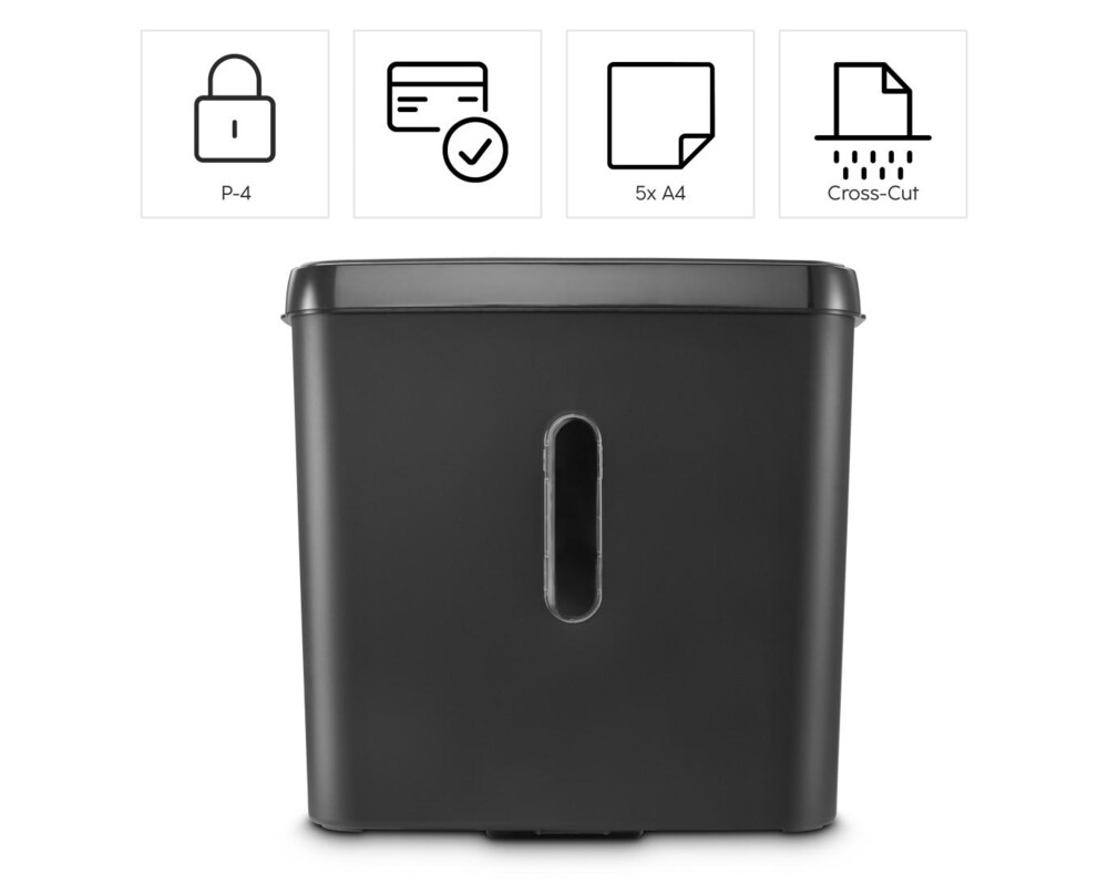 Шредер HAMA Шредер „Safe X50“, ниво на сигурност P4 T4 E3 7