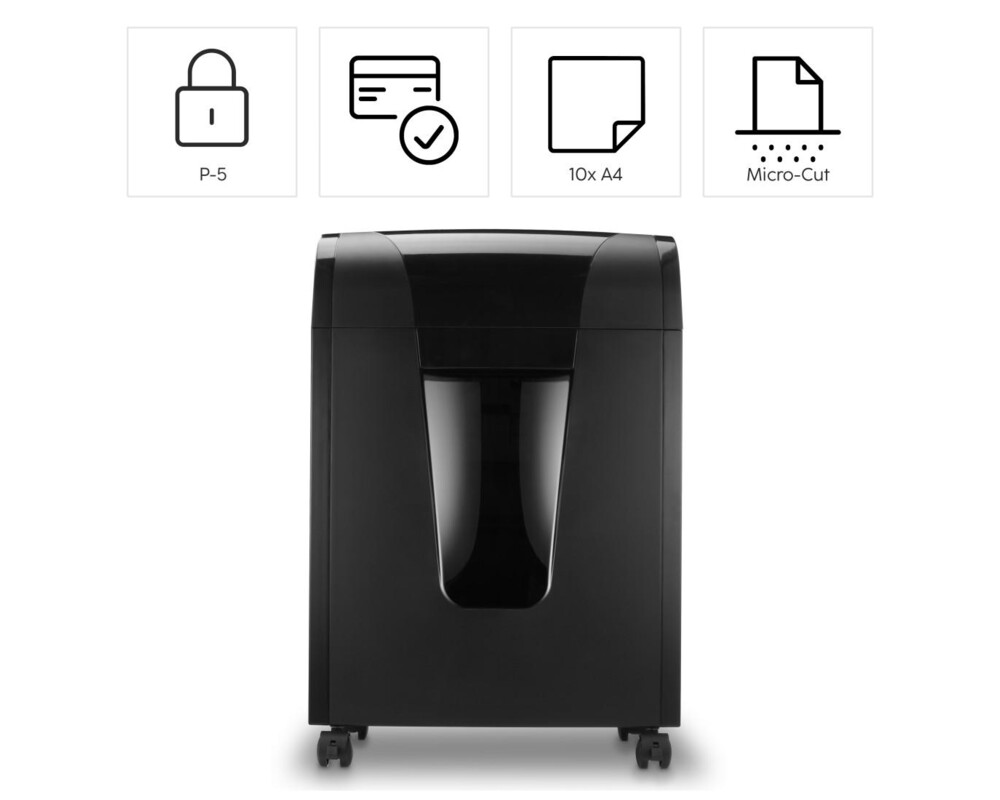 Шредер HAMA Шредер „Prime M100“, ниво на сигурност P5 T5 E4 9
