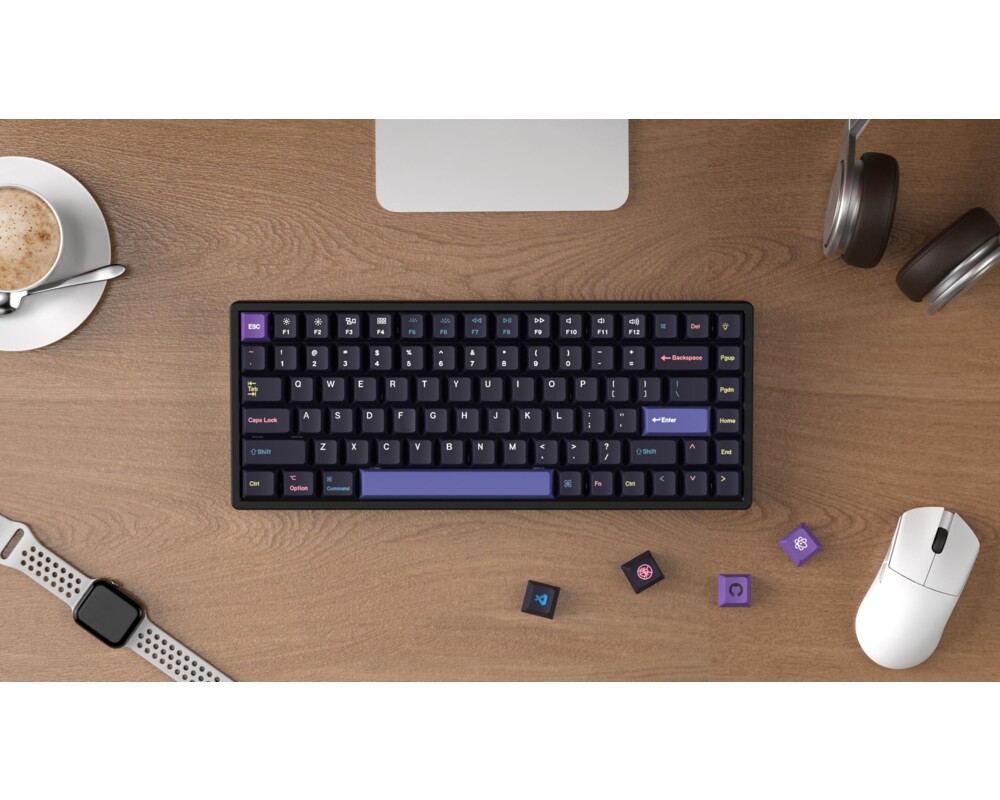 Геймърски аксесоари Капачки за механична клавиатура Keychron Cherry Profile Dye-Sub PBT Full Set Keycap Set - Cyber Developer 2