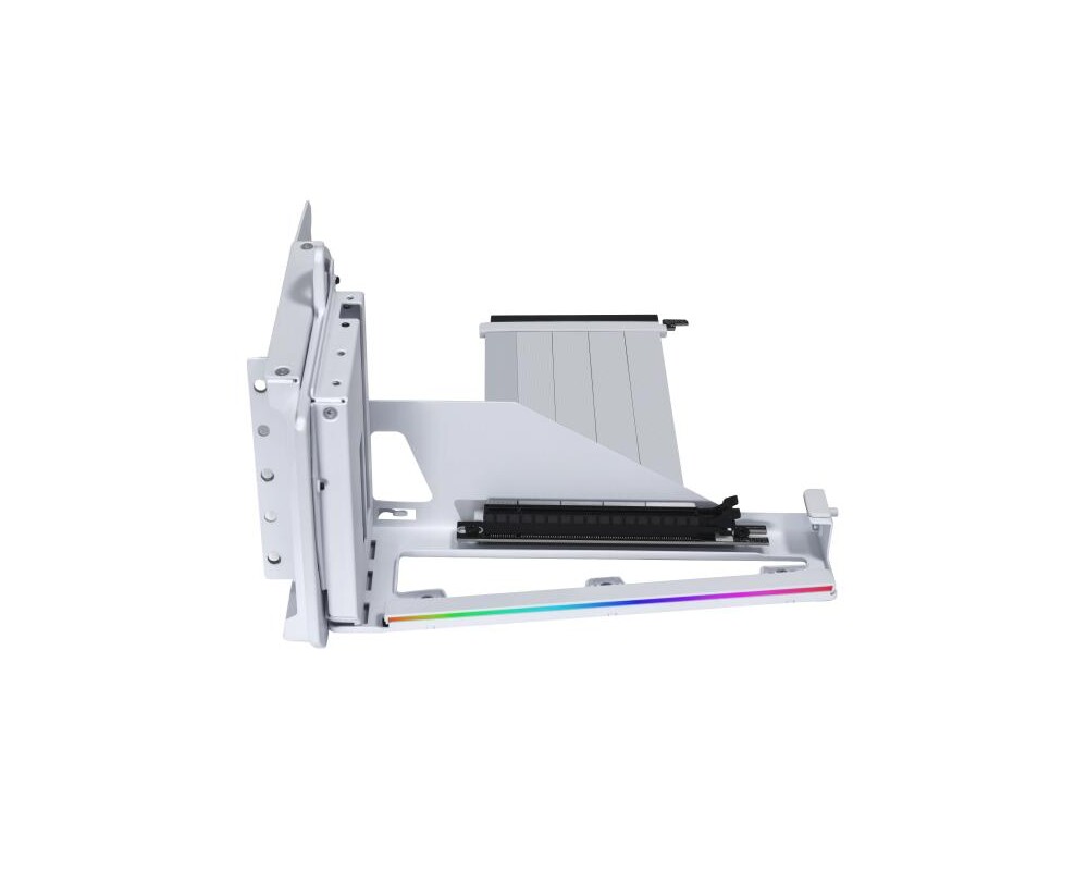 Кабел Брекет и кабел Lian Li 4 Slots Vertical GPU Kit v3, PCIe 5.0 за вертикален монтаж на видео карта - Бял 2
