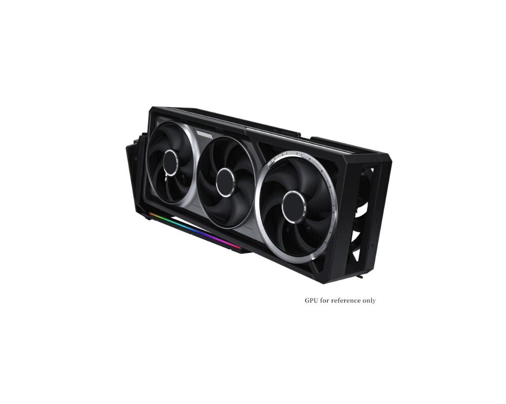 Кабел Брекет и кабел Lian Li 4 Slots Vertical GPU Kit v3, PCIe 5.0 за вертикален монтаж на видео карта - Черен 5