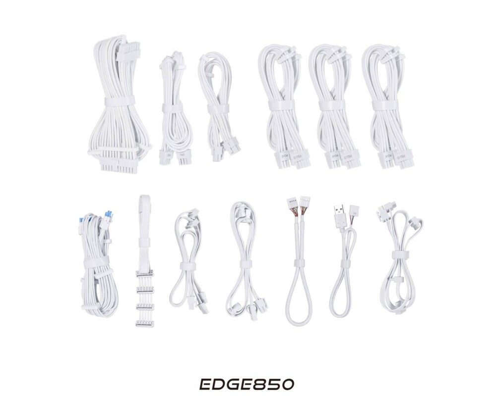 Захранване Lian Li EDGE EG0850 White 850W 80+ Platinum PCIe 5.1, ATX 3.1 9