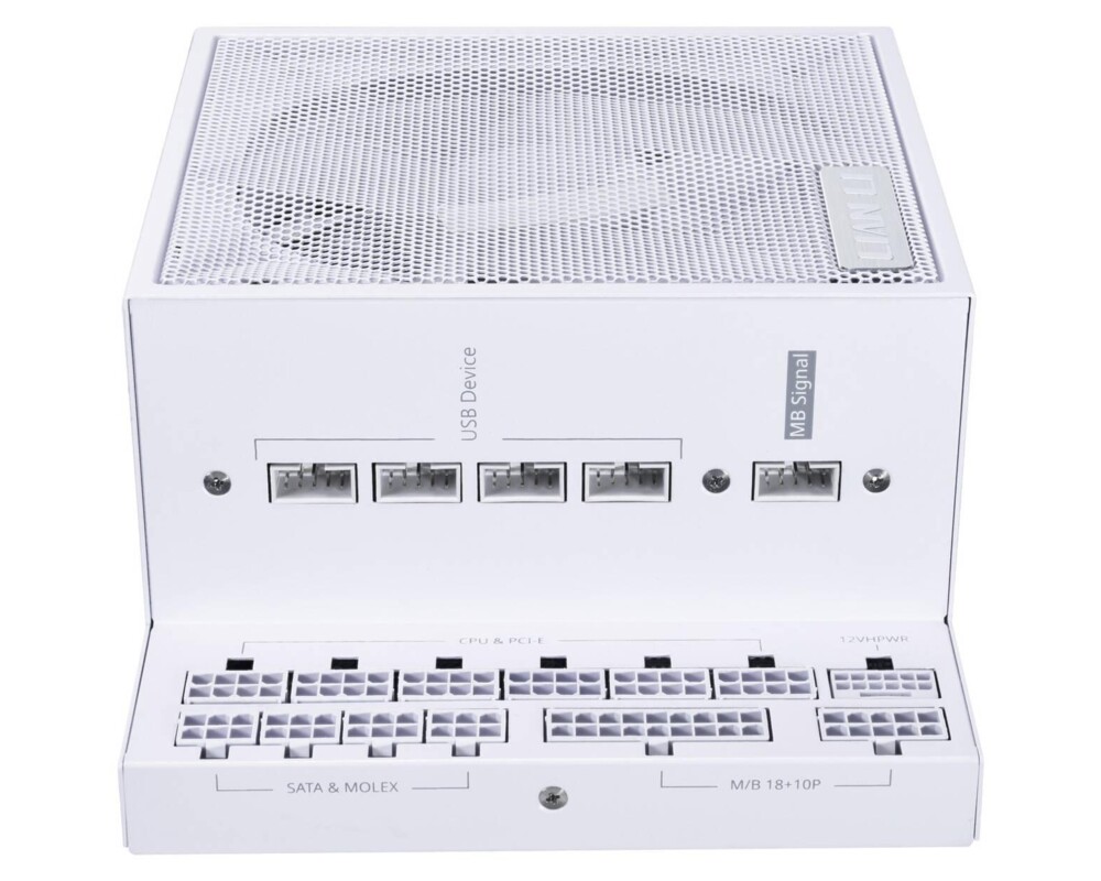 Захранване Lian Li EDGE EG0850 White 850W 80+ Platinum PCIe 5.1, ATX 3.1 6