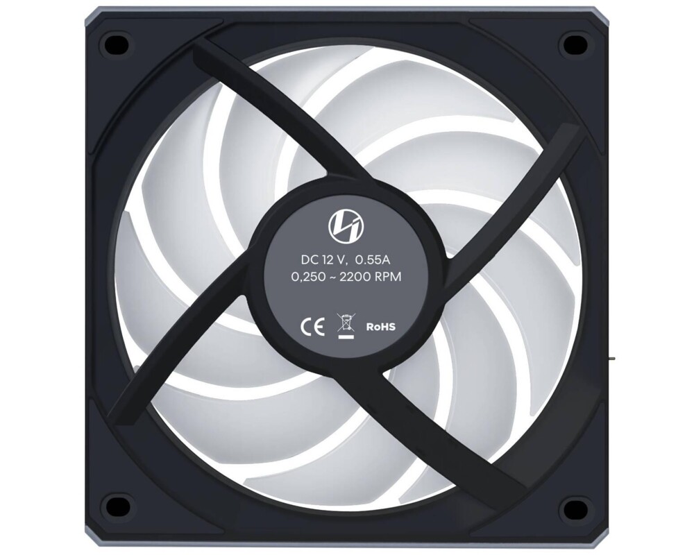 Вентилатор и 3бр Lian Li UNI FAN CL Wireless ARGB PWM Reverse - 120 mm Черни + Контролер 5