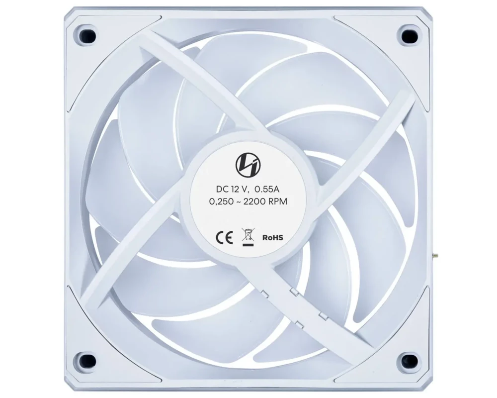 Вентилатор и 3бр Lian Li UNI FAN CL Wireless ARGB PWM - 120 mm Бели + Контролер 6